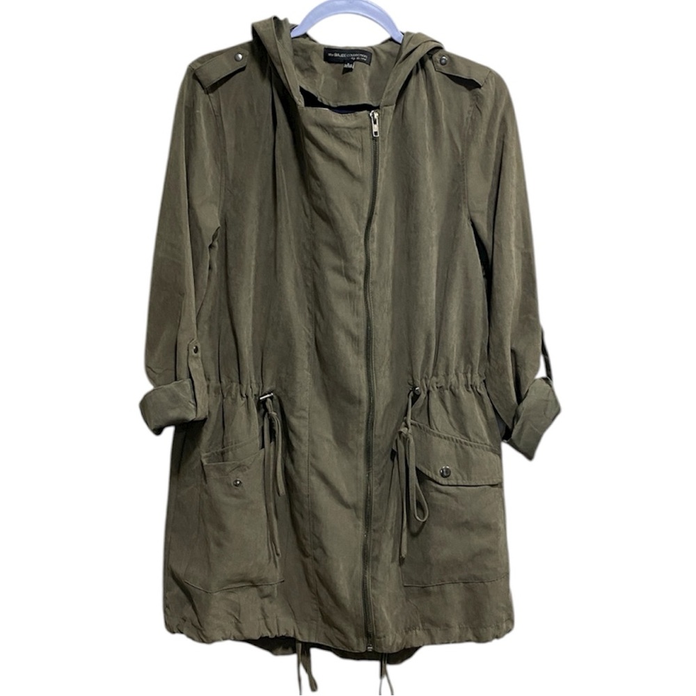 My Bajee Collection Olive Utility Hooded Jacket‎ | Size L